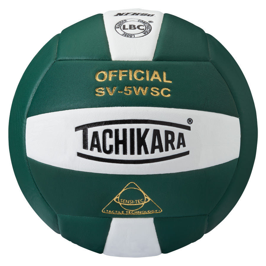 Tachikara SV5WSC Super Soft Volleyball Dark Green/White