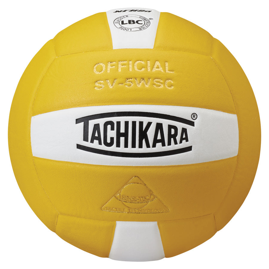 Tachikara SV5WSC Super Soft Volleyball Gold/White