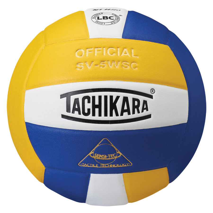 Tachikara SV5WSC Super Soft Volleyball Gold/White/Royal