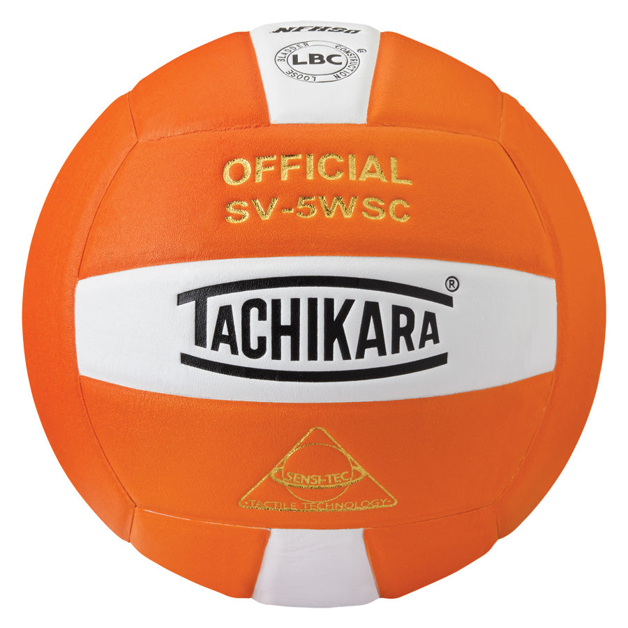 Tachikara SV5WSC Super Soft Volleyball Orange/White