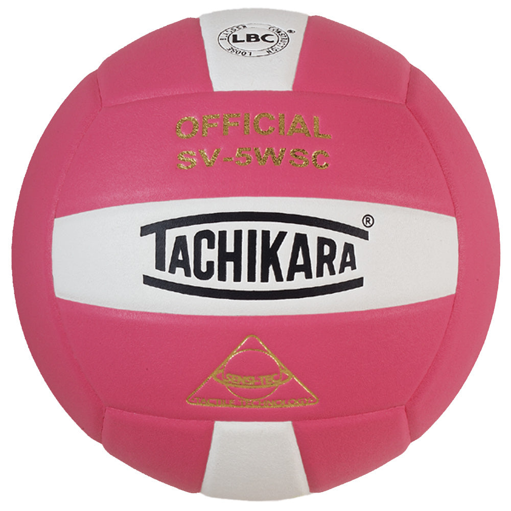 Tachikara SV5WSC Super Soft Volleyball Pink/White