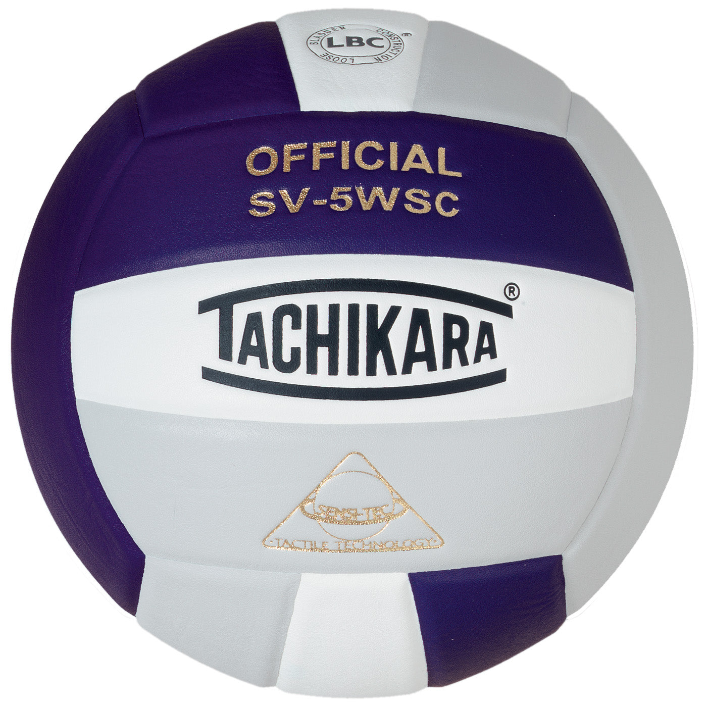Tachikara SV5WSC Super Soft Volleyball Purple/White/Silver Grey