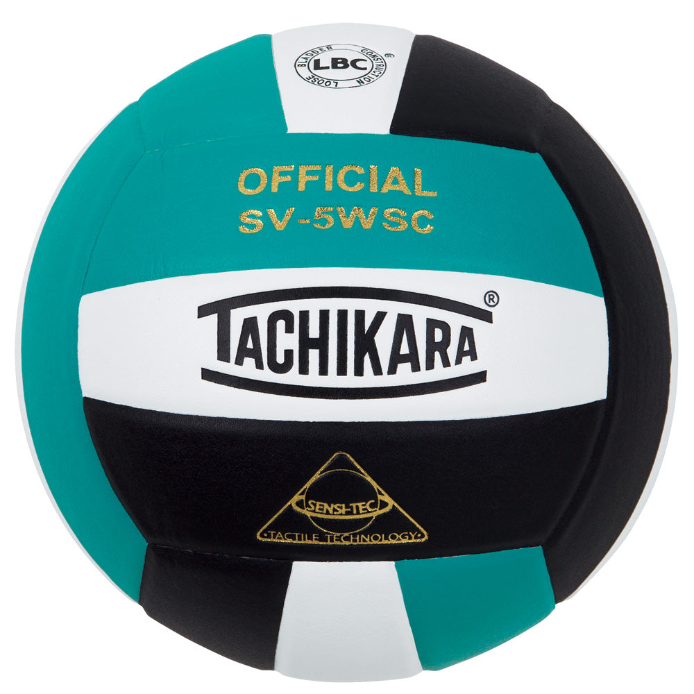 Tachikara SV5WSC Super Soft Volleyball Teal/White/Black