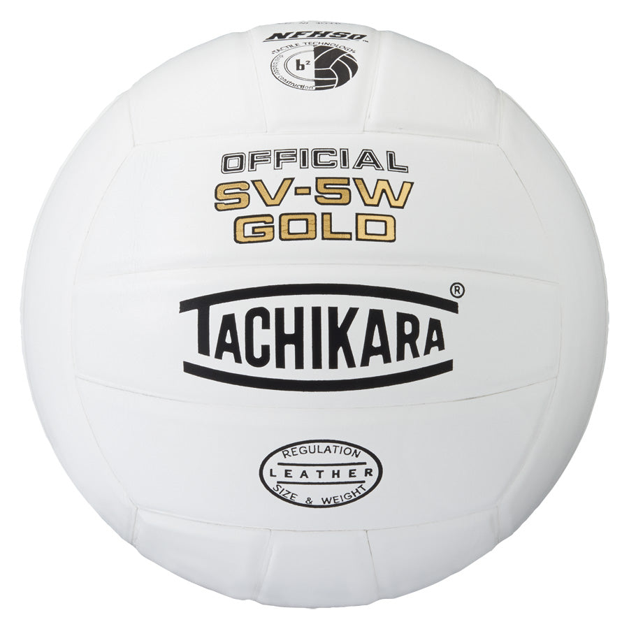 Tachikara SV-5W-Gold Game Volleyball White