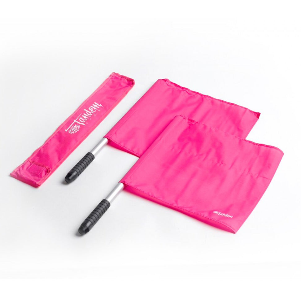 Pink Linesman Flags Set