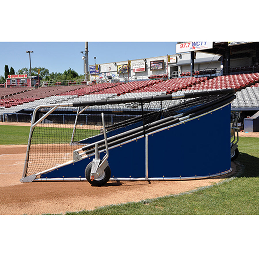 The Big League Bomber All Star Portable Batting Cage Black