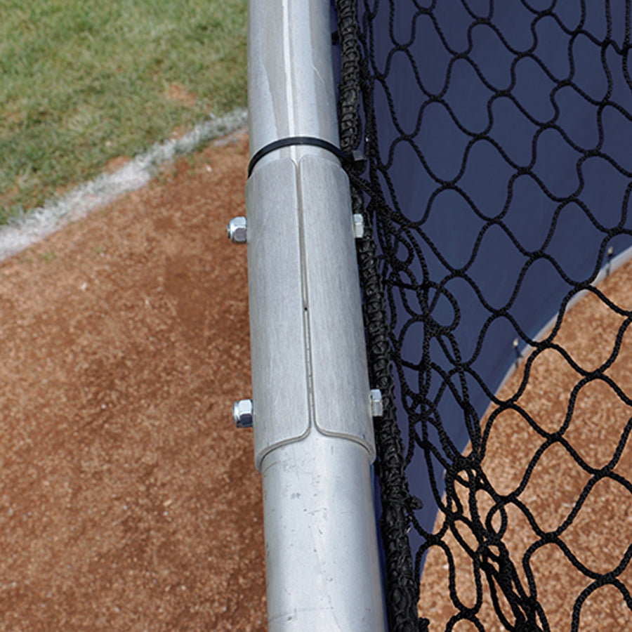 The Big League Bomber All Star Portable Batting Cage Black