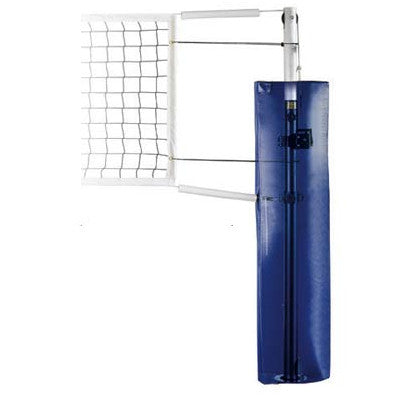 Galaxy Carbon Fiber Competition Volleyball Net System MA11530 Galaxy Complete WITH Ground Sockets / Royal Blue