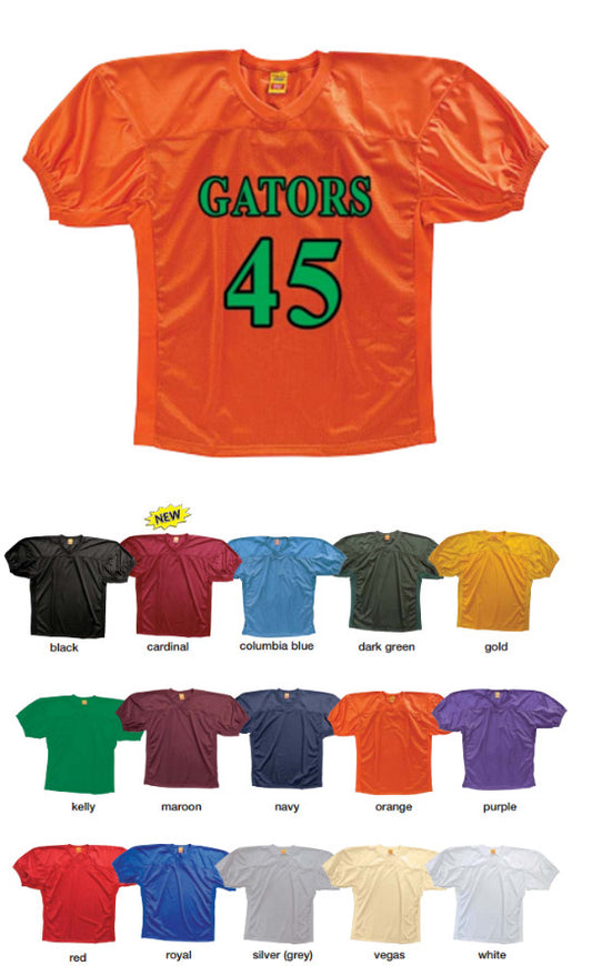 Tricot / Dazzle Game Jersey With Spandex Side Insert Orange / S/M