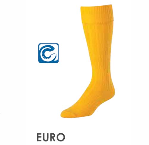 TCK Solid Color 100% Nylon European Nylon Sock BLACK / Medium