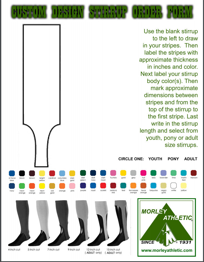 TCK Design Your Own Baseball Stirrup Socks Typically Ships in 4-5 weeks.