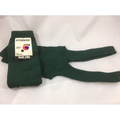 Single Pair Order Solid Dark Green Adult Stirrups In-Stock Ships 1-2 Business Days