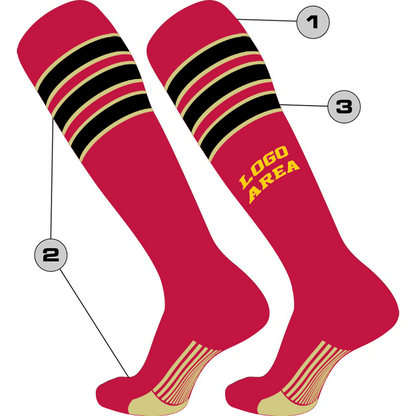 Diamond Builder Custom Baseball Socks