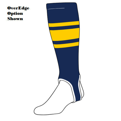 Custom Northwestern Baseball Stirrups (PATTERN C)