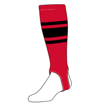 Custom Northwestern Baseball Stirrups (PATTERN C)