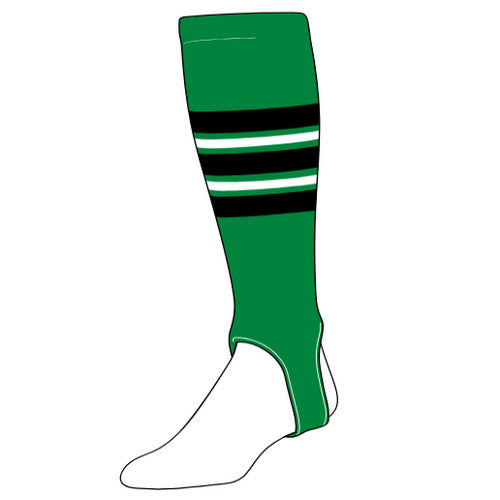 Twin City Knitting Custom Packer Baseball Softball Stirrup Sock (Pattern F)