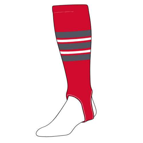 Twin City Knitting Custom Packer Baseball Softball Stirrup Sock (Pattern F)