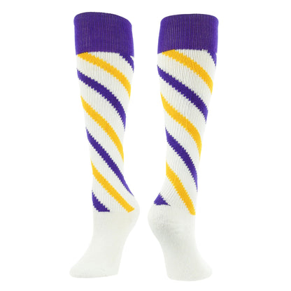 TCK Heel & Toe Candy Stripe Socks