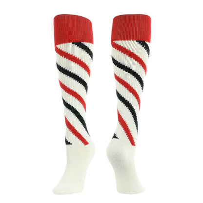 TCK Heel & Toe Candy Stripe Socks