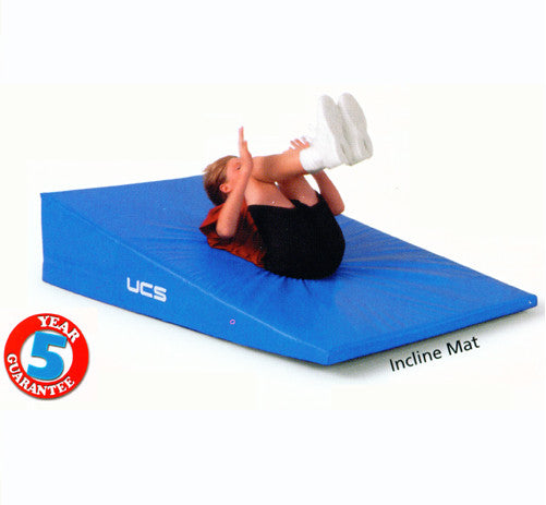Gymnastic Incline Mats Black / 23" W X 37"L X 14"-2"H
