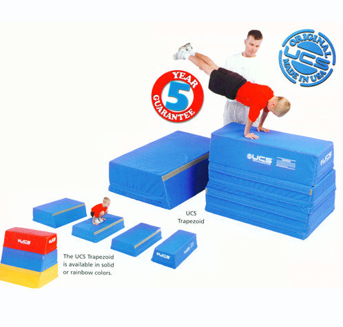 UCS Gymnastic Training Trapezoids Black / 36"W X 36"L X 36"H TRAPEZOIDS
