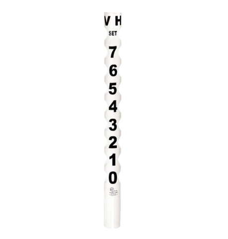 Score Tube Fits Round Posts Slots On Side For Net Cables & Sign