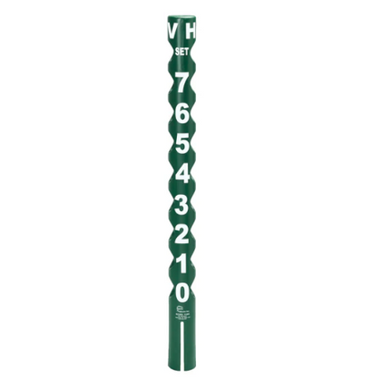 Score Tube Fits Round Posts Slots On Side For Net Cables & Sign