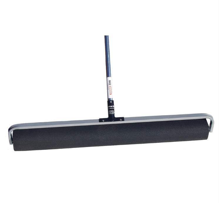 Tourna-Dri Squeegee With Black Roller Complete Set & Replacement Rollers Complete Squeegee Unit