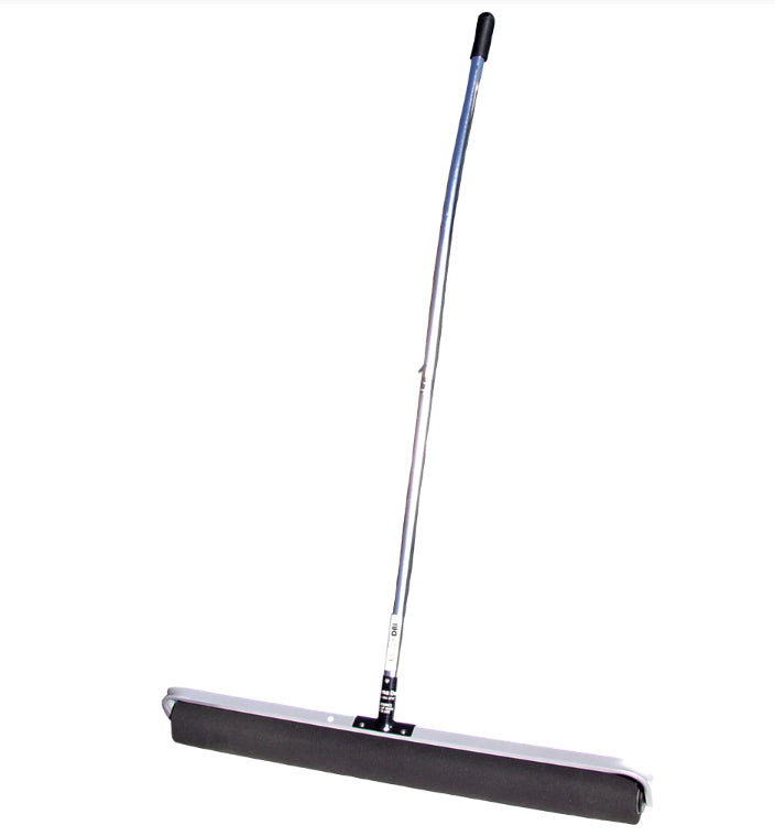 Tourna-Dri Squeegee With Black Roller Complete Set & Replacement Rollers Complete Squeegee Unit