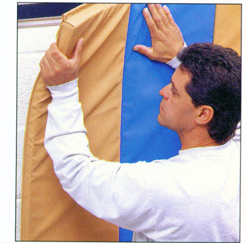 USE YOUR MATS FOR WALL PROTECTION WITH VELSTIK 4' LENGTHS