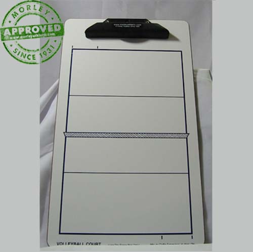 Volleyball Dry Erase Coaching Clipboard 12.5" X 18.5"