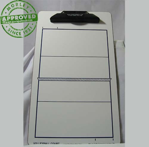 Volleyball Dry Erase Coaching Clipboard 9.5" x 15.5"