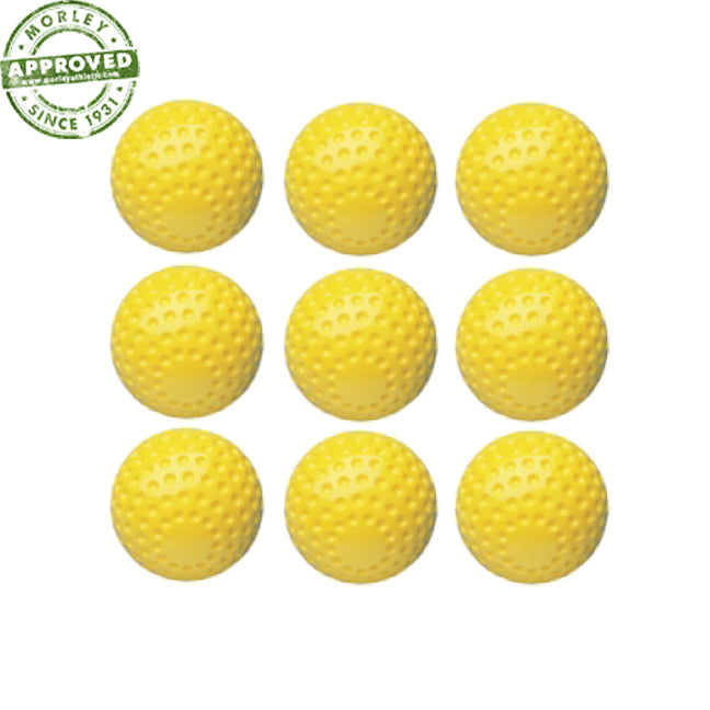 Yellow Dimpled Pitching Machine Baseballs (Dozen) – Morley Athletic ...